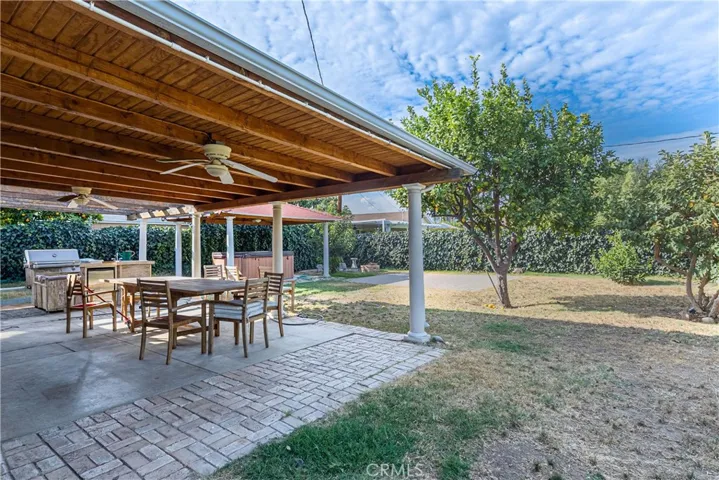 Covered patio
