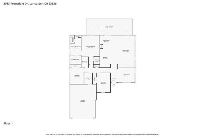 3033 Trousdale Drive, Lancaster, California 93536