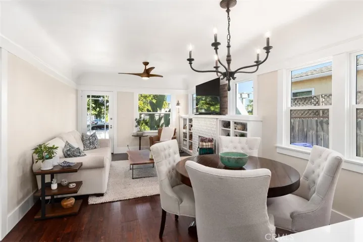 DINING OPEN TO LIVING ROOM
