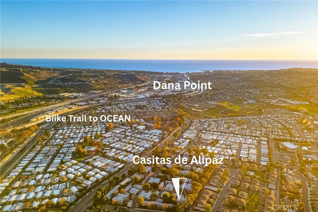 OCEAN AERIAL Casitas De Alipaz Bike to Doheny