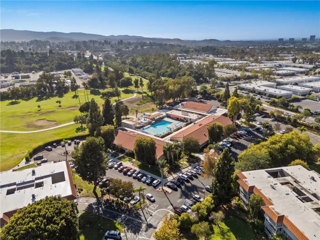 Aerial view of the community