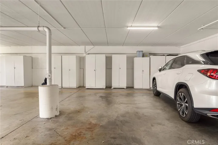 Assigned covered parking space