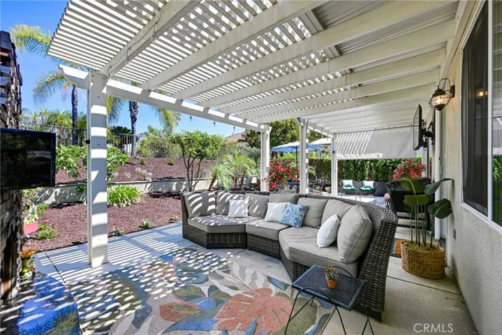 Beautiful serene backyard