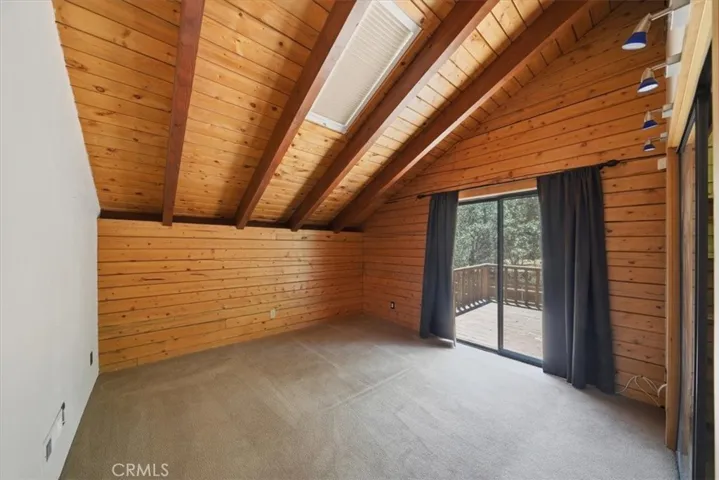 Primary bedroom with deck