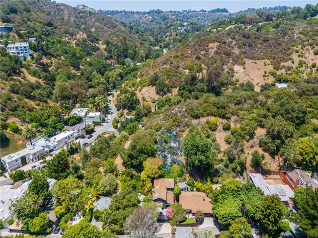 Historic Easton Drive residence in Benedict Canyon, offering privacy, architectural character, and a rare connection to Old Hollywood history.