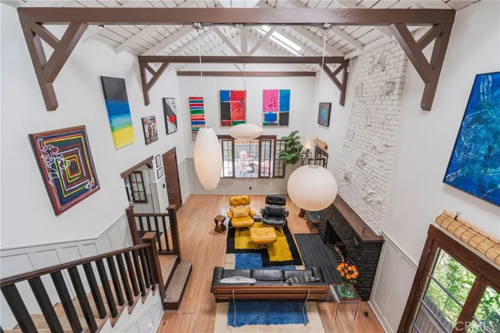 Architectural details and open sightlines create a warm, inspiring atmosphere throughout the residence.