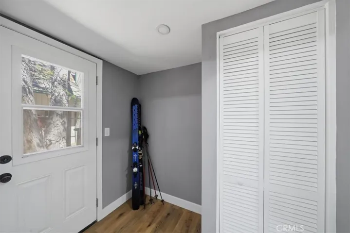 Mud room perfect space when you come in from the snow