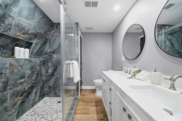 Upgraded primary Bathroom