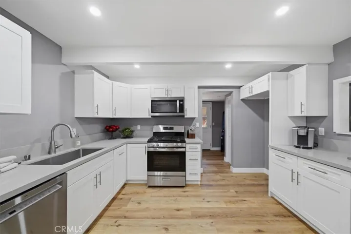 Farmhouse sink and upgraded kitchen