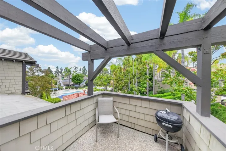 Private balcony offering peaceful views, providing a serene outdoor retreat to relax and enjoy the surrounding scenery