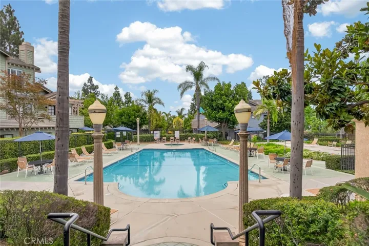 Surrounded by lush landscaping and a peaceful atmosphere