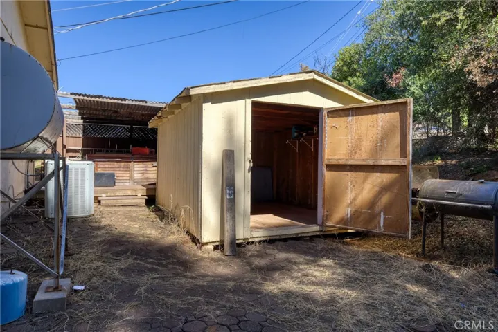 shed in back