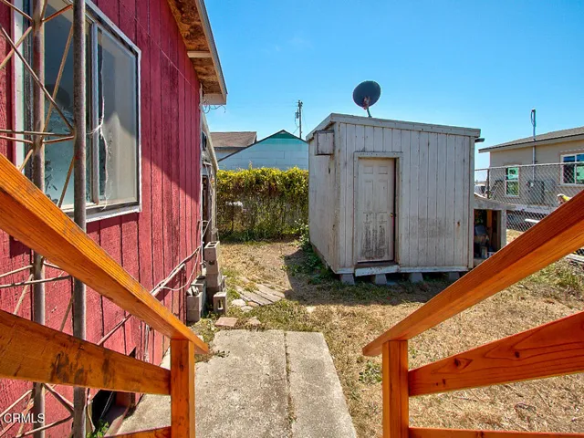 To back yard