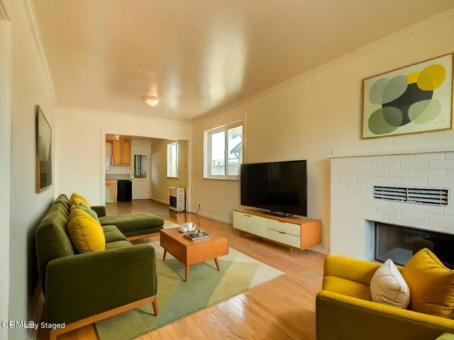 Virtually Staged Living room