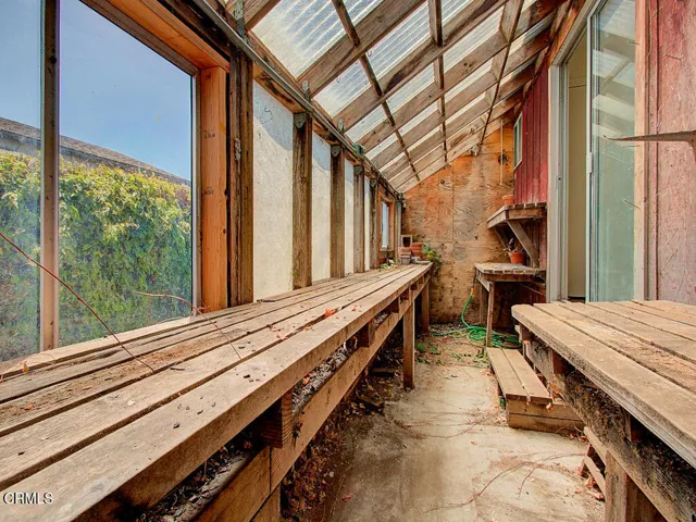 Interior greenhouse - west