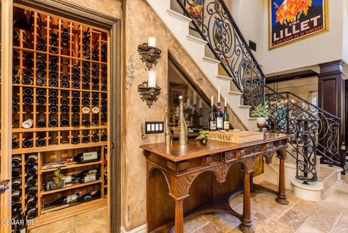 Foyer/ Wine Cellar Under Stairs