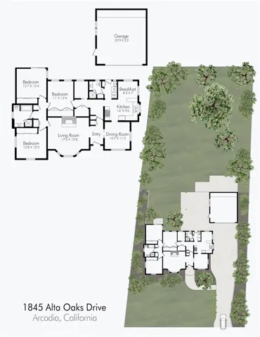 1845 Alta Oaks Drive, Arcadia, California 91006