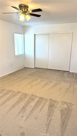 primary bedroom with good amount of closet space