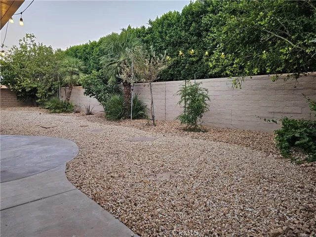 Low maintenance rear yard