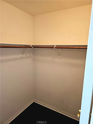 Walk in closet for upstairs secondary bedroom