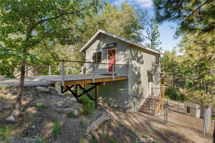 Side view of house.