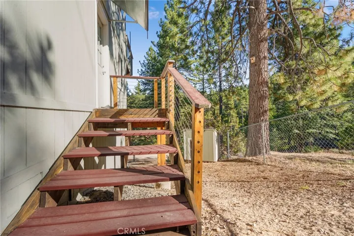 Side access to back yard.