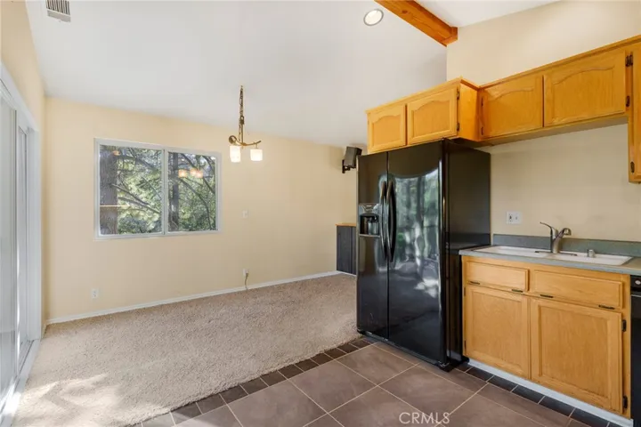 Dining area off of kitchen.