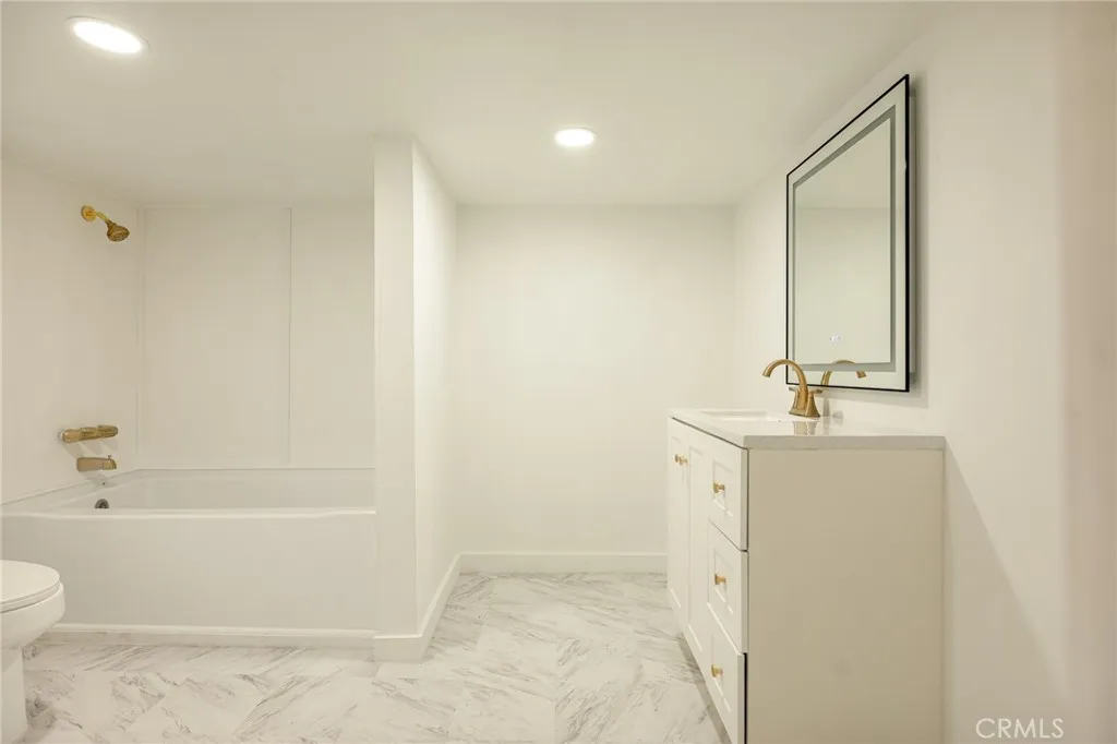 Bathroom on the bottom level