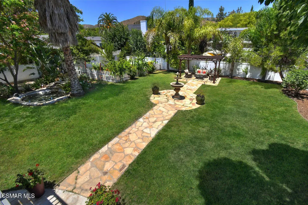 Expansive backyard