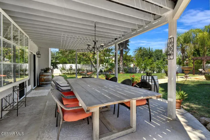 Backyard patio