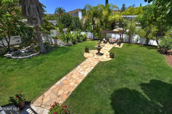 Expansive backyard