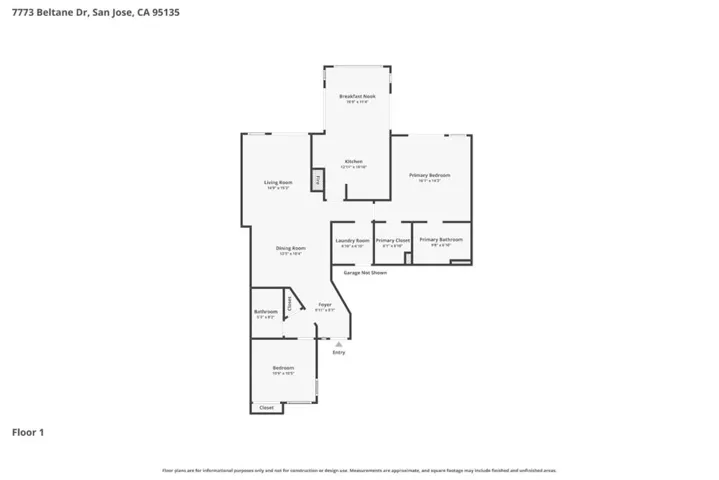 7773 Beltane Drive, San Jose, California 95135