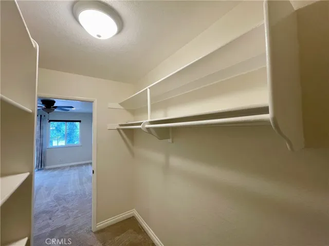 Large bedroom walk in closet