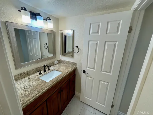 Separate vanity area