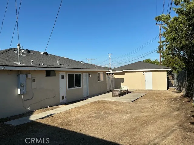 Back of the Home.