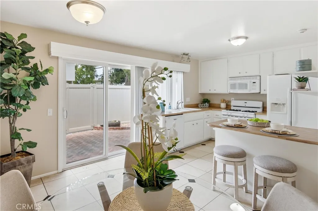 Dining Room opens out to patio