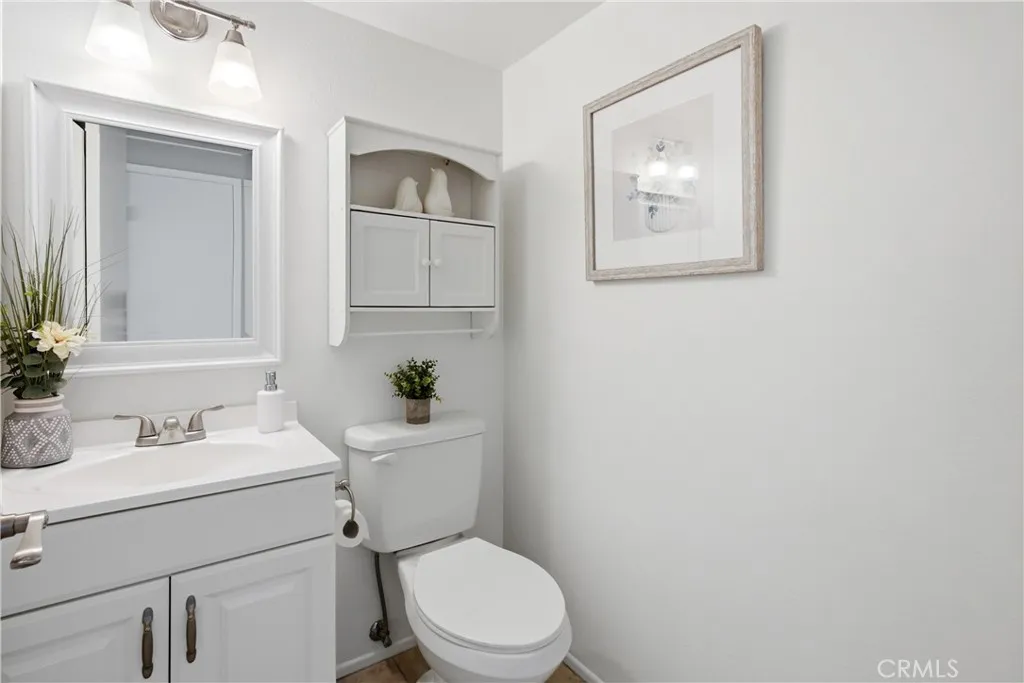 Downstairs powder room