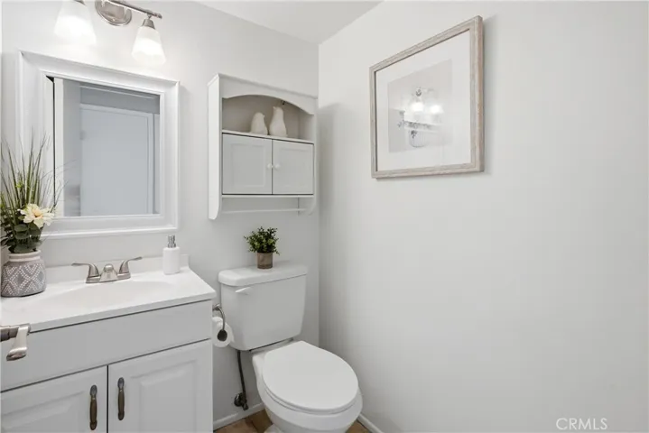 Downstairs powder room