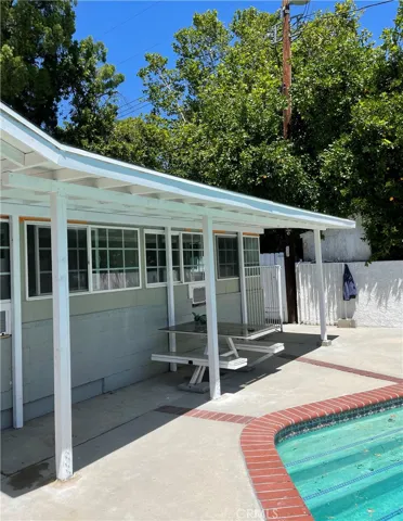Patio by the pool