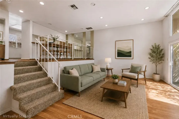 Living Room w/digital staging