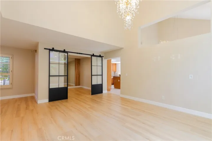 Japanese sliding doors to downstairs bonus room