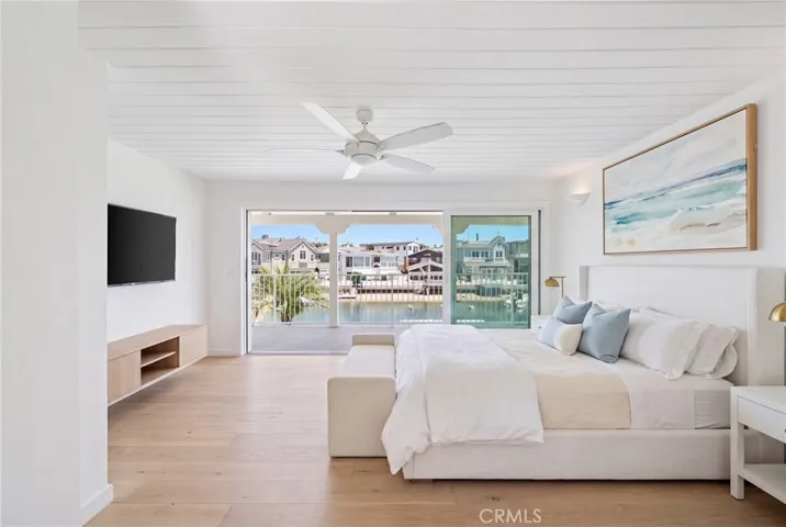 Primary Bed- Virtually staged and updated