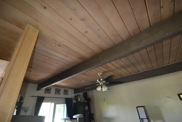 Upper units have beautiful ceilings