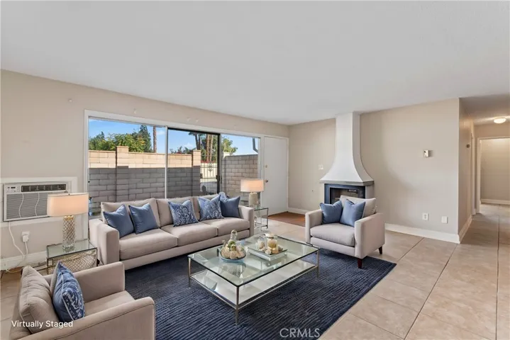 Virtually Staged Living Room