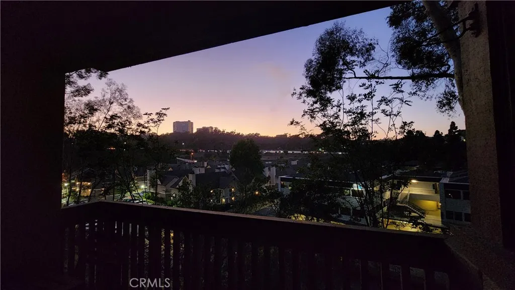 Enjoy sunsets from balcony