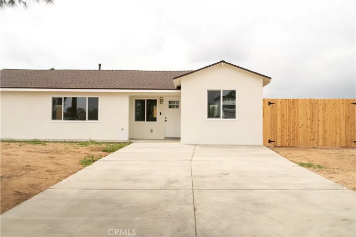Drive way and front of property