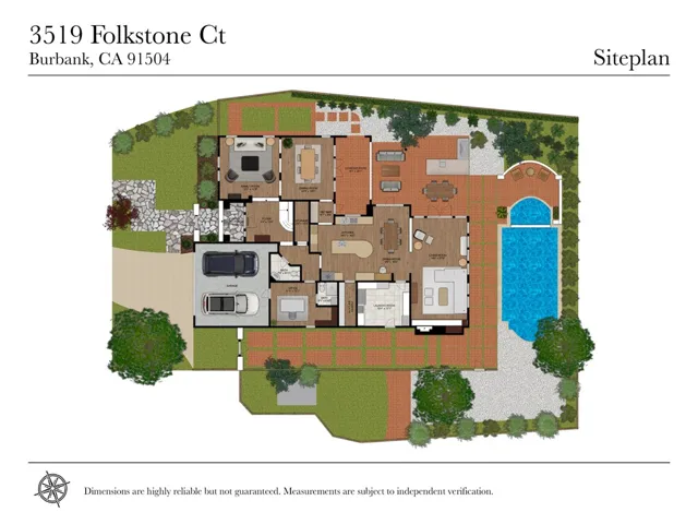 3519 Folkstone Court, Burbank, California 91504