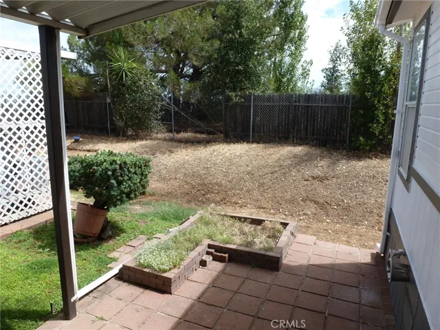 Rear patio