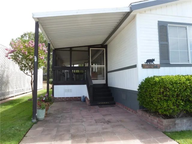 Front Entry, screened porch