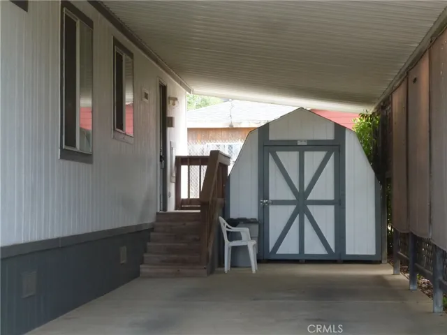 Carport and shed
